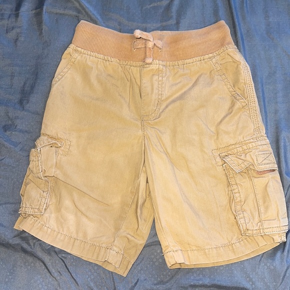 Crazy 8 Kid Boy Chestnut/Tan Cargo Pull On Shorts - Picture 1 of 3